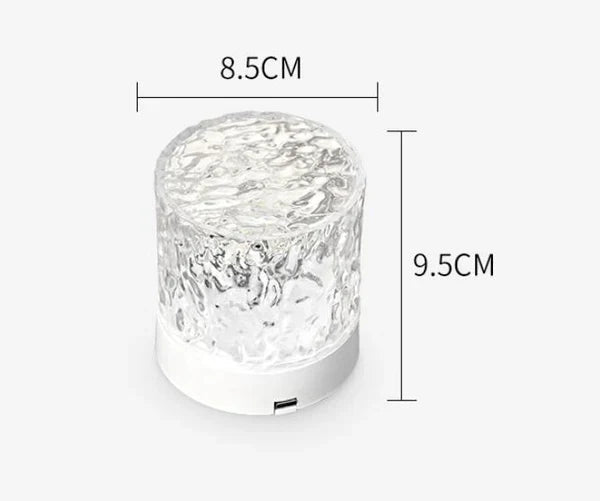 Decorative stemning lamp with remote control and rgb light