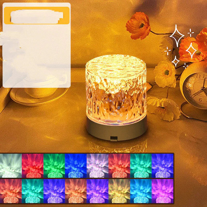 Decorative stemning lamp with remote control and rgb light