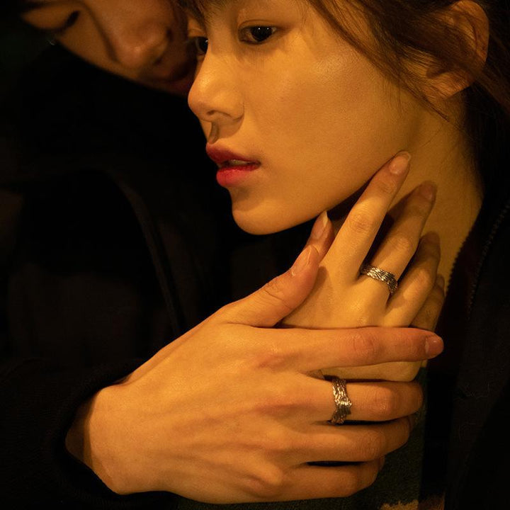 Unisex engle wing ring in silver - beskytt only design