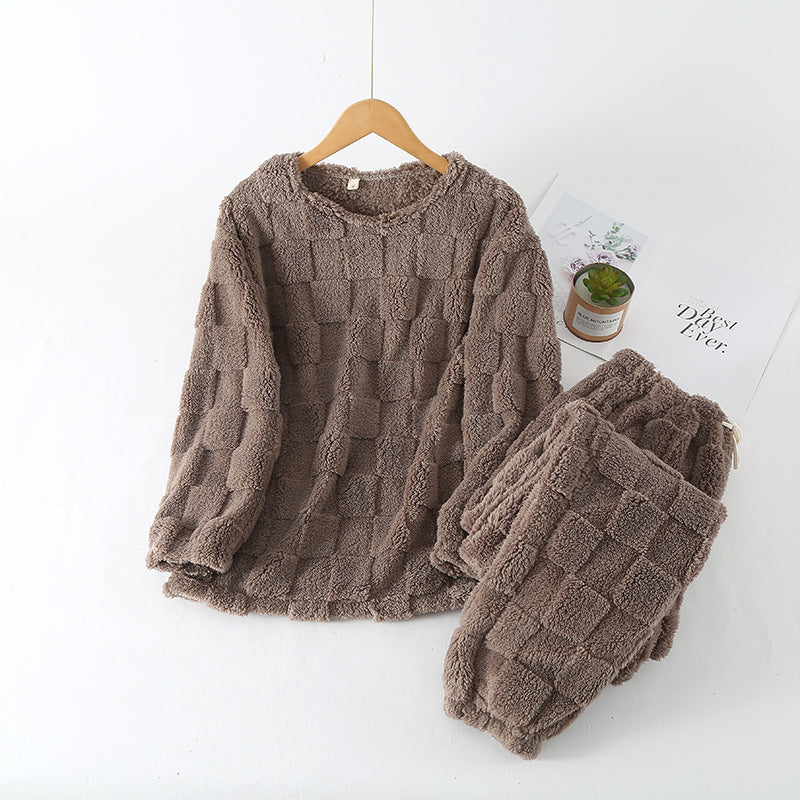 Plaid Pajama Set for Women - Soft Loungewear