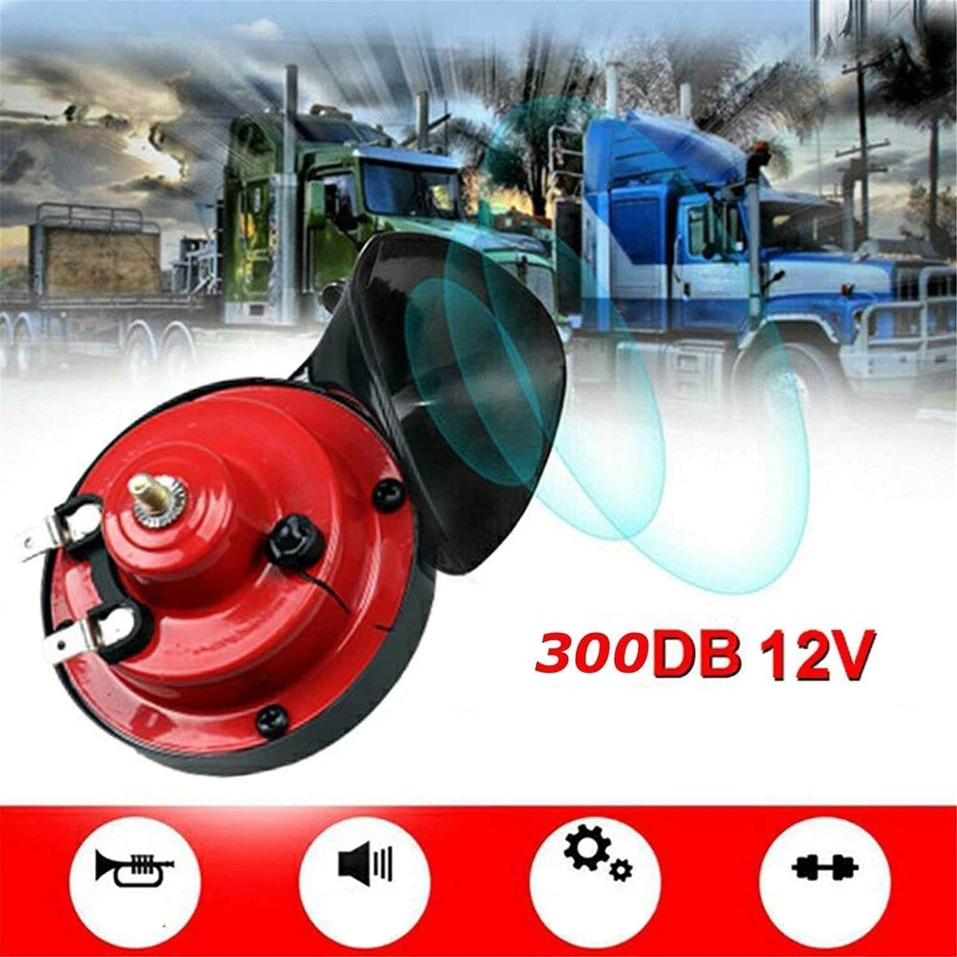 Universal Electric Snail Horn for Kjöretöy, 300DB Double Tone