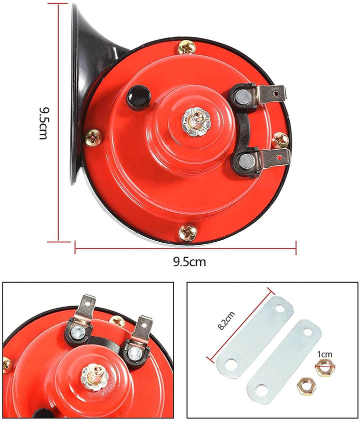 Universal Electric Snail Horn for Kjöretöy, 300DB Double Tone