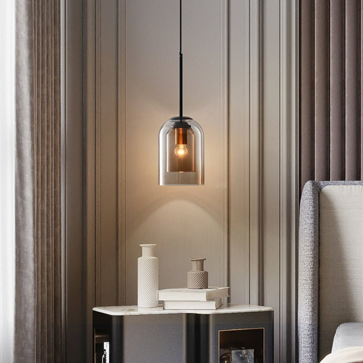Double Glass Pendant Lamp – Elegant Lighting for the Home