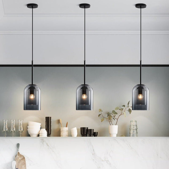 Double Glass Pendant Lamp – Elegant Lighting for the Home