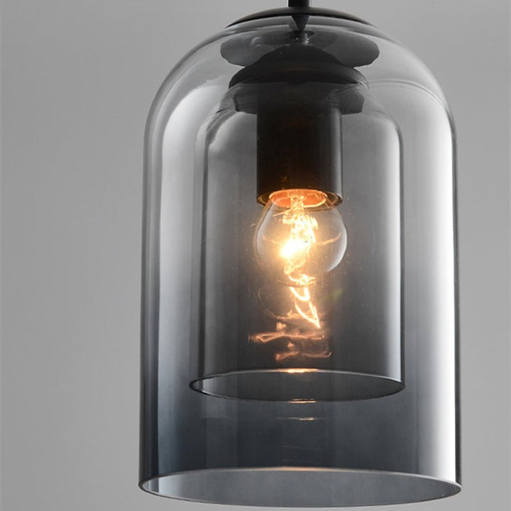 Double Glass Pendant Lamp – Elegant Lighting for the Home
