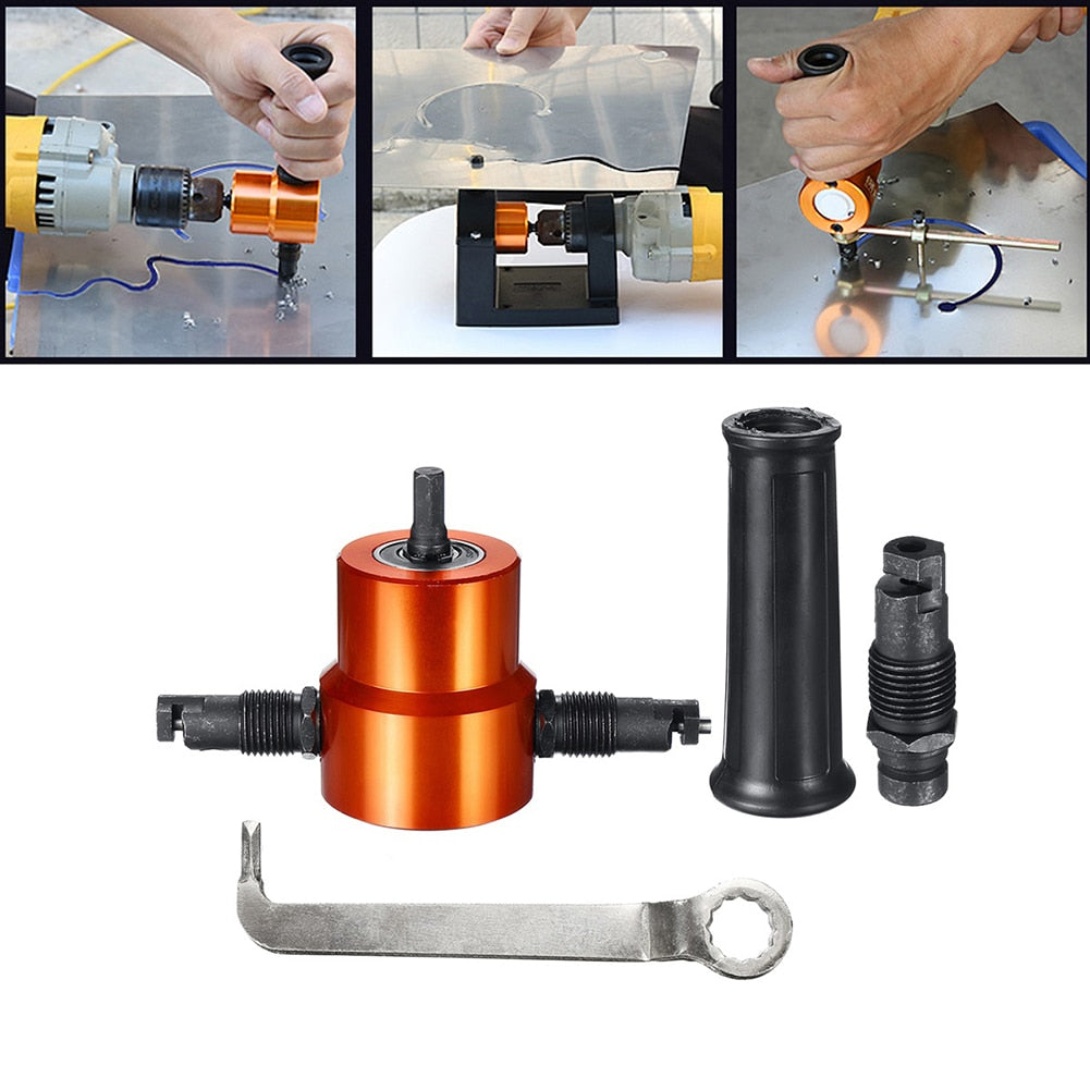 Tool for metallskjäring with double head