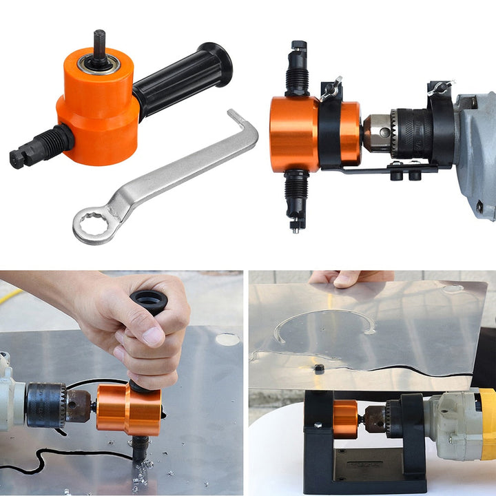 Tool for metallskjäring with double head