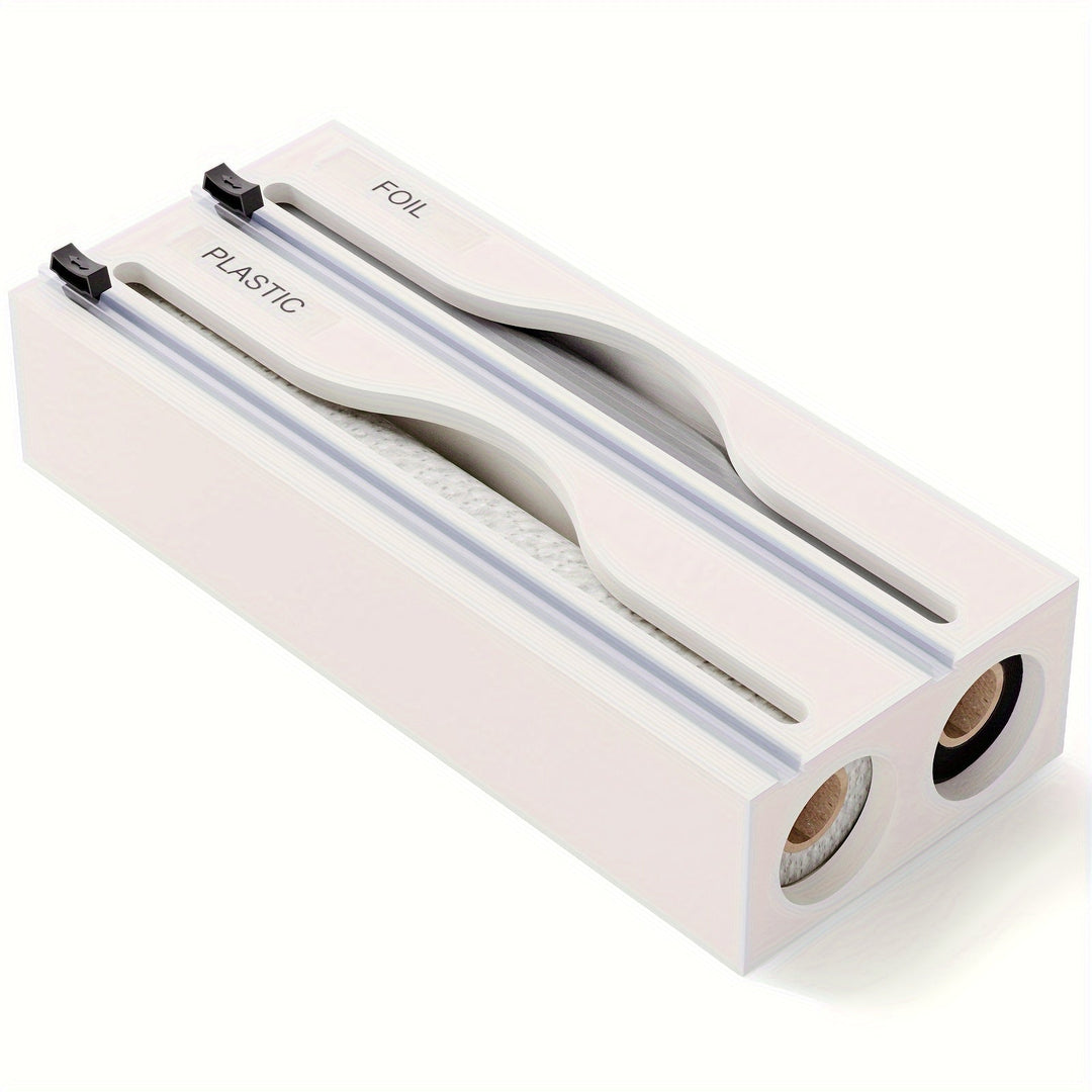 Efficient 2-in-1 Kitchen Wrap Dispenser with Cutter