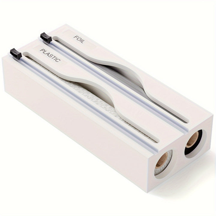 Efficient 2-in-1 Kitchen Wrap Dispenser with Cutter