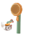 Effective Pumpkin-Shaped Pet Brush for a Glossy Coat