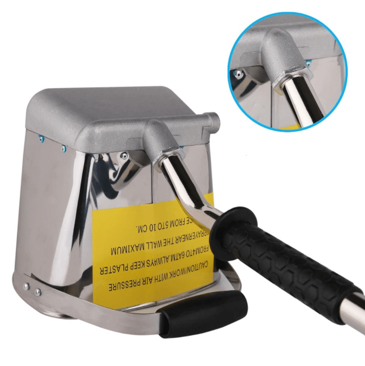 Efficient Mortar Spray Gun for Wall Work