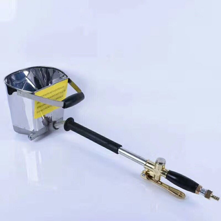 Efficient Mortar Spray Gun for Wall Work