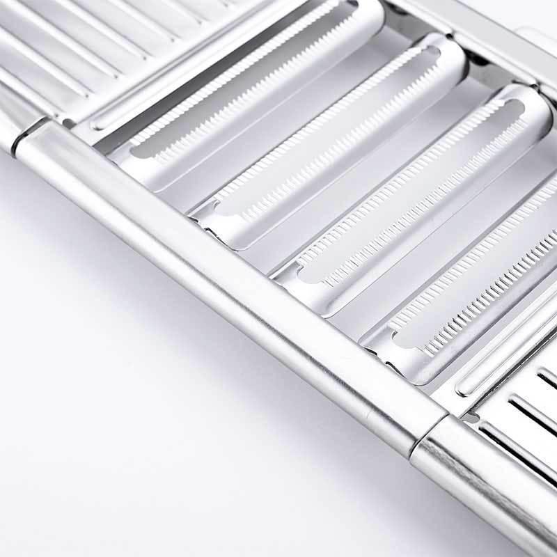 Multifunctional Grönnsakskutter - Utskiftbare Kniver | Silver