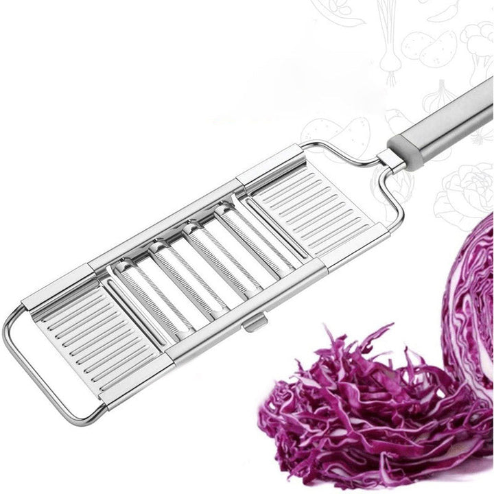 Multifunctional Grönnsakskutter - Utskiftbare Kniver | Silver