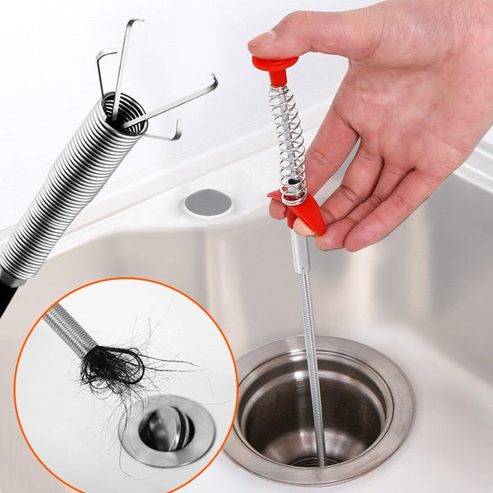 Effective Flexible Pipe-Cleaning Tool for Blocked Drains