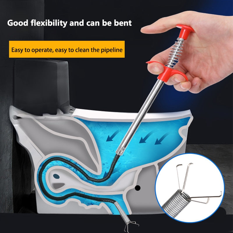 Effective Flexible Pipe-Cleaning Tool for Blocked Drains
