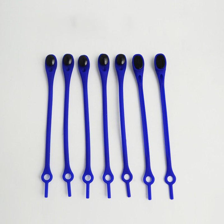 Elasticated Flerfärgade Silikonskolisser – One size Suits All