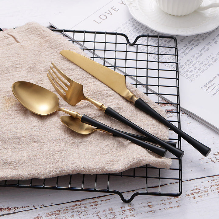 Elegant 24-Piece Stainless Steel Cutlery Set