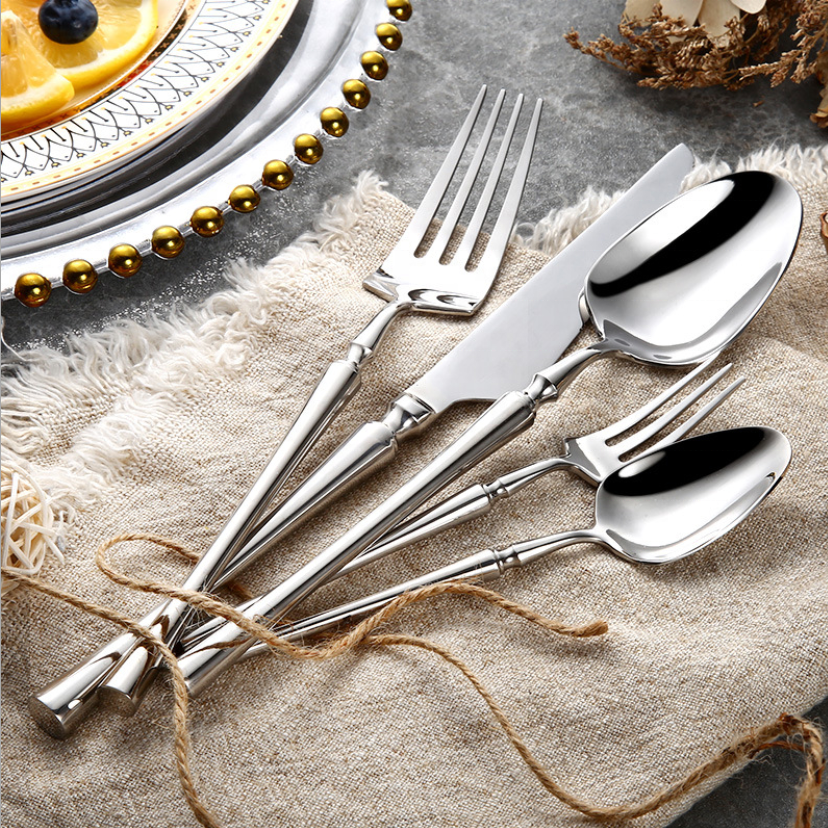 Elegant 24-Piece Stainless Steel Cutlery Set