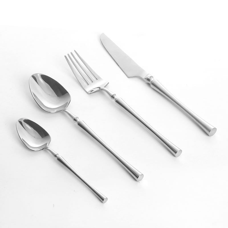 Elegant 24-Piece Stainless Steel Cutlery Set