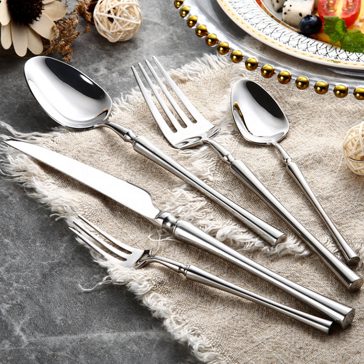 Elegant 24-Piece Stainless Steel Cutlery Set