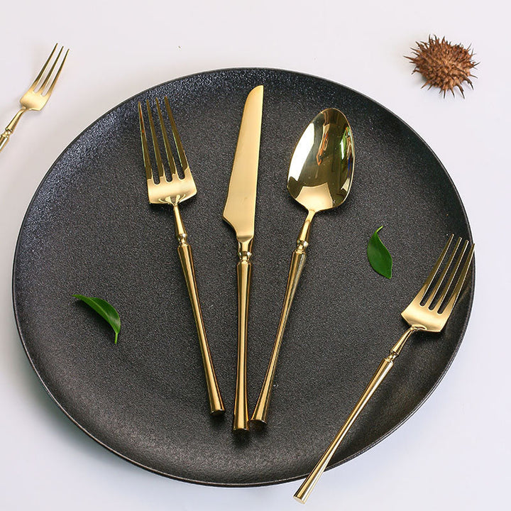 Elegant 24-Piece Stainless Steel Cutlery Set