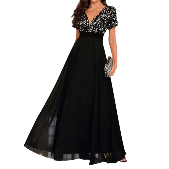 Elegant A-Line Paljettkjole for women – Perfect to Party
