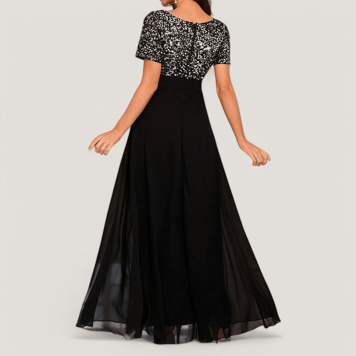 Elegant A-Line Paljettkjole for women – Perfect to Party