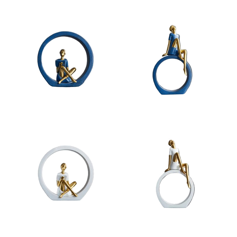 Elegant abstract decorations for desk and home