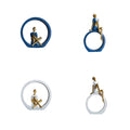 Elegant abstract decorations for desk and home