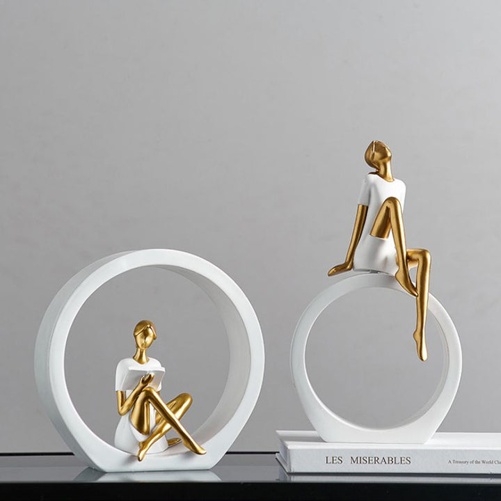 Elegant abstract decorations for desk and home