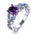 Elegant ametyst ring for women