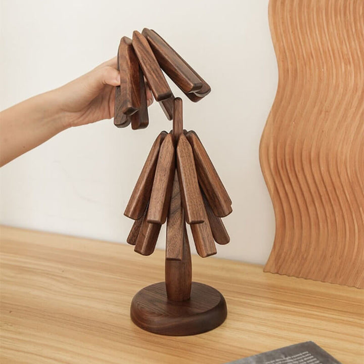 Placemats in Walnut Wood, Elegant Design