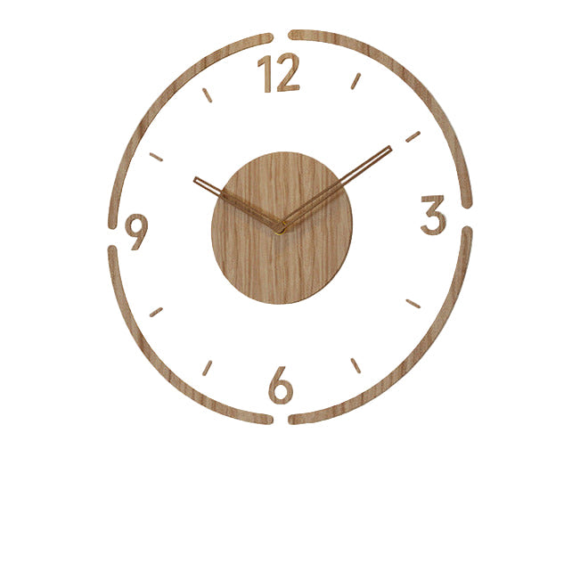 Elegant veggur for home - quiet design ø 35 cm