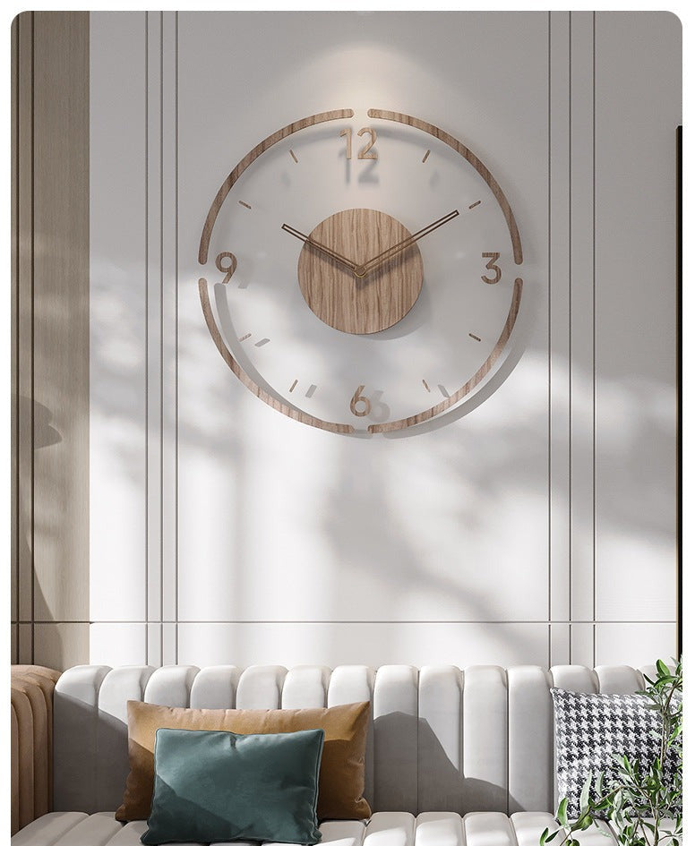 Elegant veggur for home - quiet design ø 35 cm