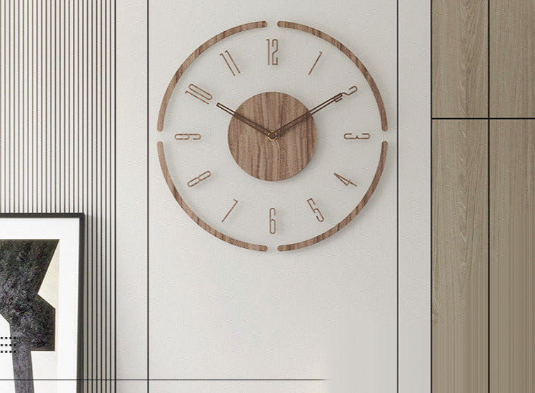 Elegant veggur for home - quiet design ø 35 cm