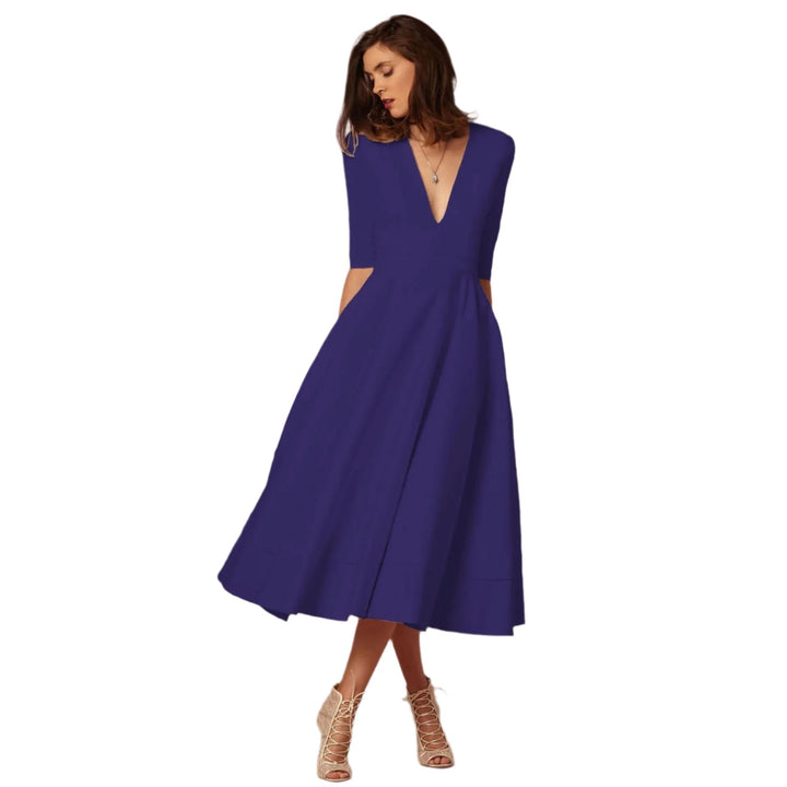 Women Prinsessekjole without Sleeves - Modern and elegant