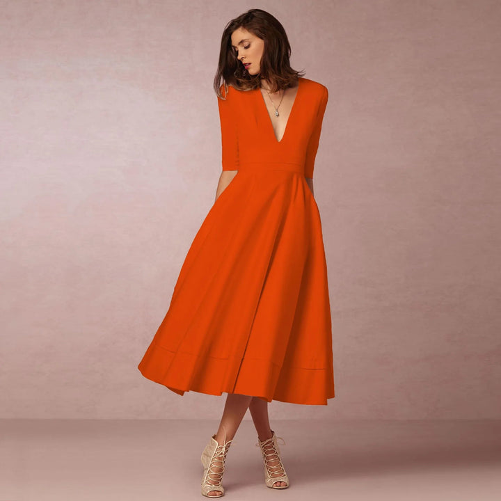 Women Prinsessekjole without Sleeves - Modern and elegant