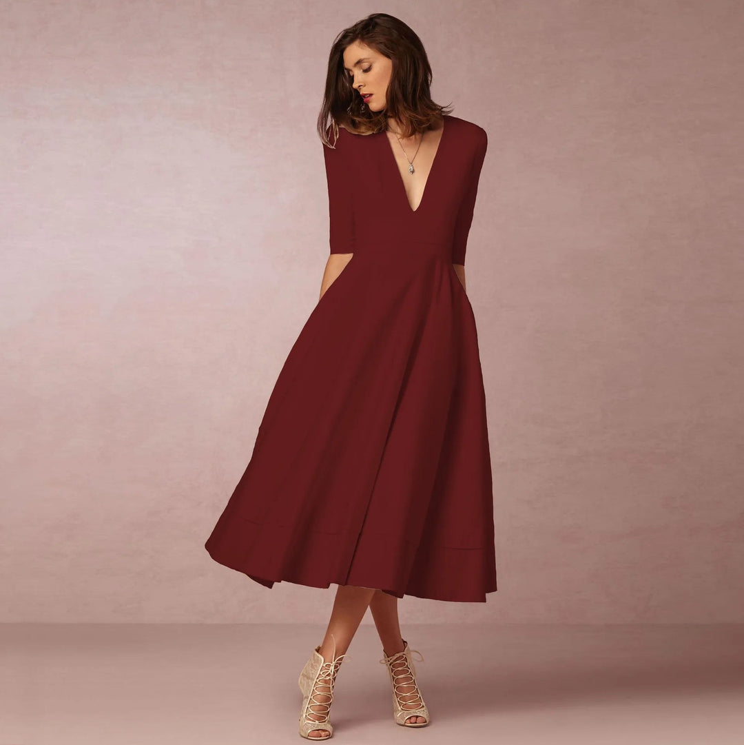 Women Prinsessekjole without Sleeves - Modern and elegant