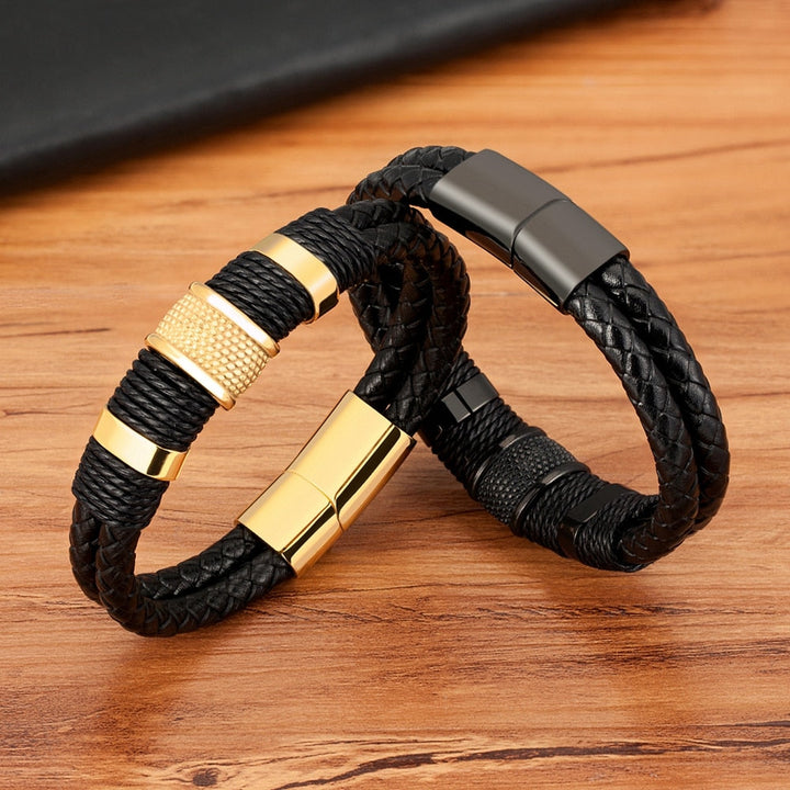 Universal men bracelet in vevd with magnet lock