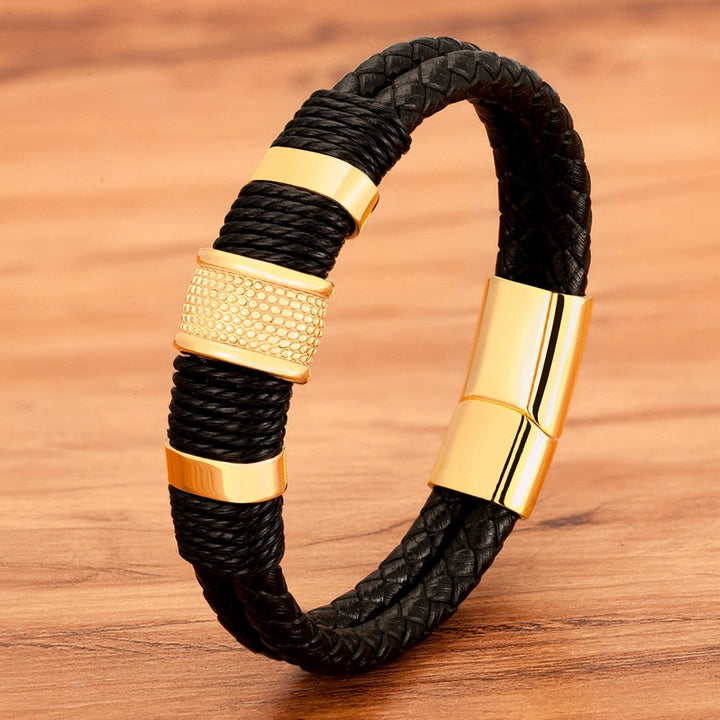 Universal men bracelet in vevd with magnet lock