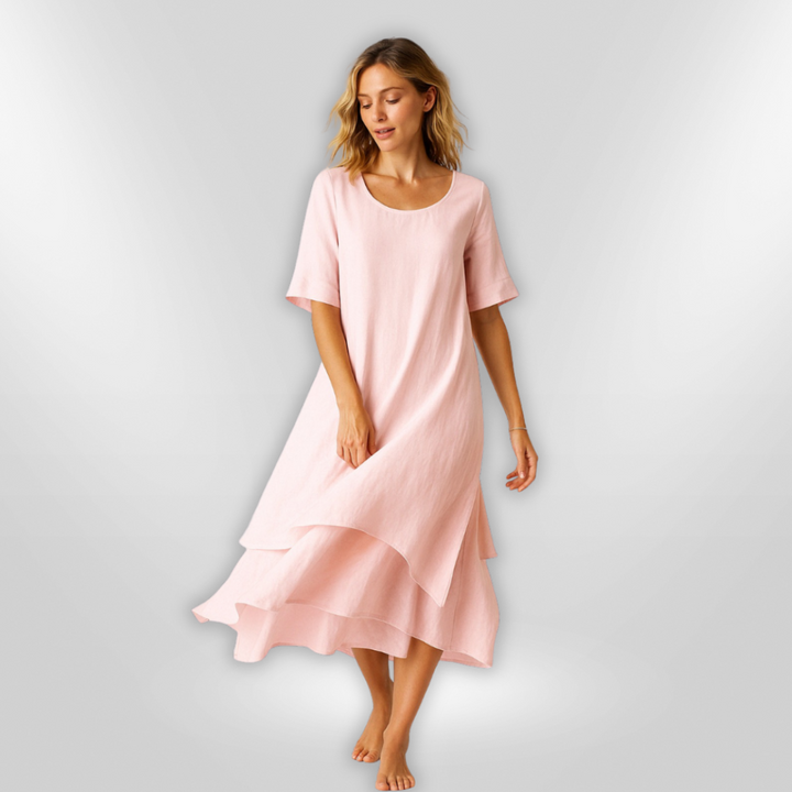 Elegant Woman Robe in Lightweight Cotton for Maximum comfort