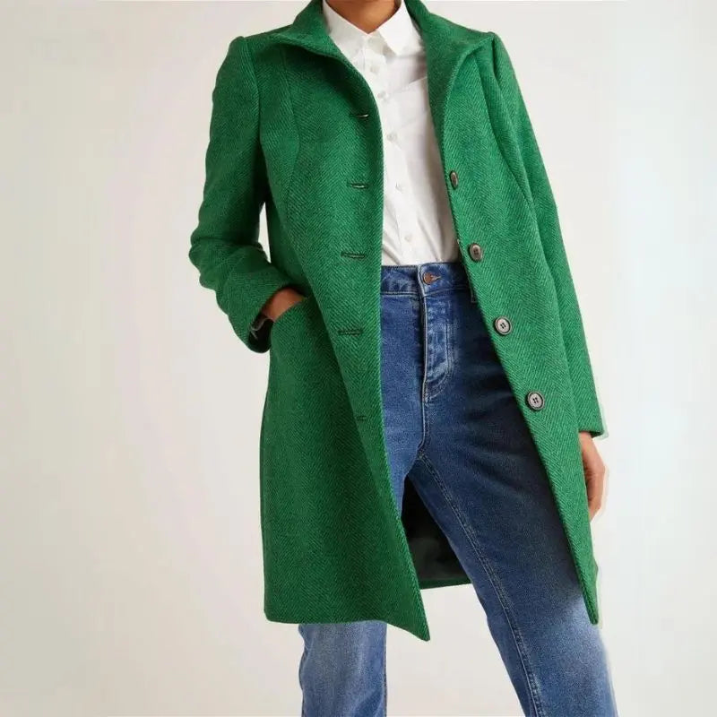 Women vinterkåpe long warm