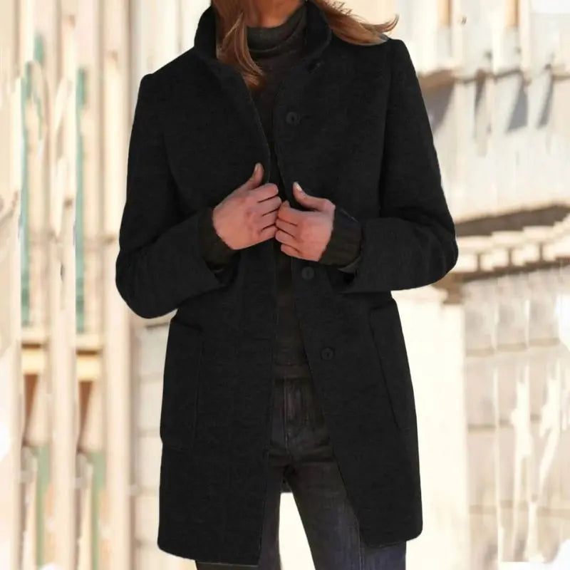 Women vinterkåpe long warm