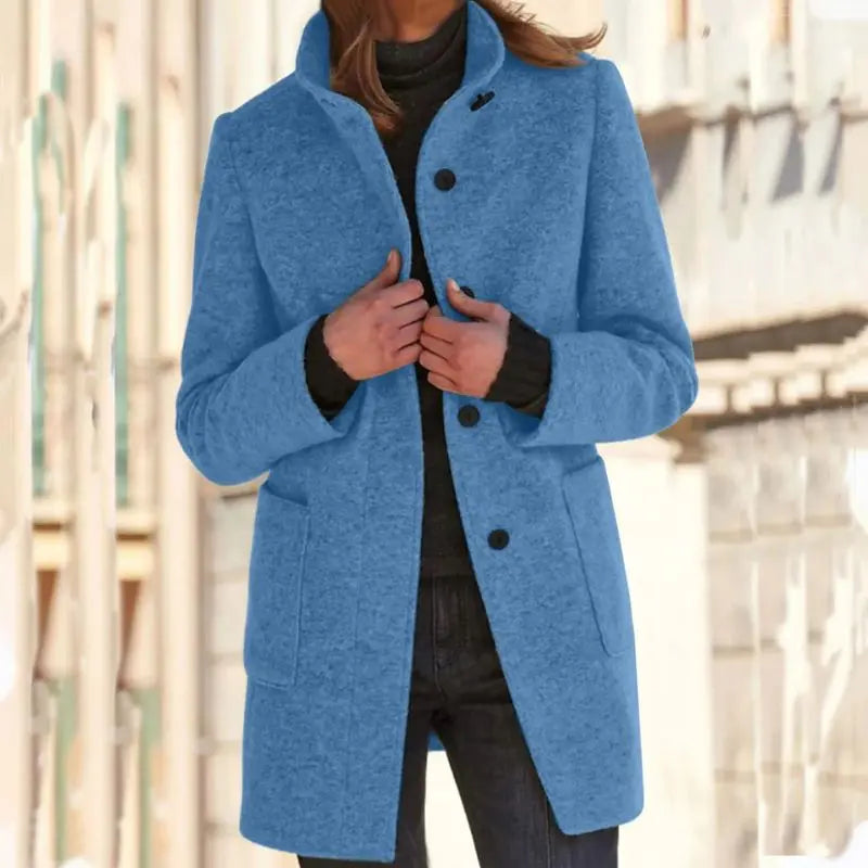 Women vinterkåpe long warm