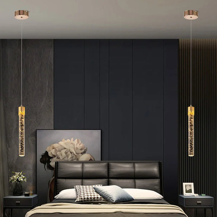 Elegant Modern Cylindrical Pendant Lamp for the Home
