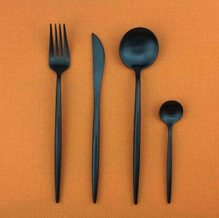 Elegant Napoli-Design Cutlery Set for a Complete Table Setting