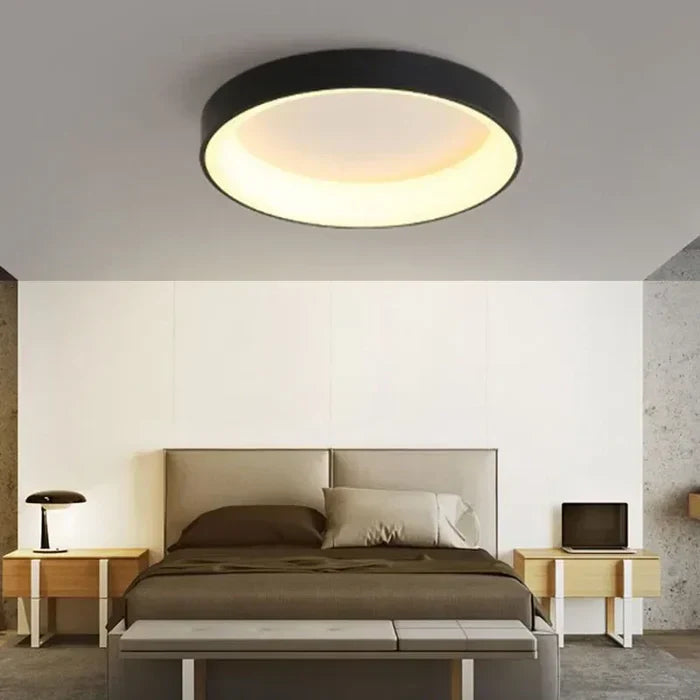 Round LED ceiling lights for a modern and inviting home