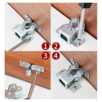 Classic Skapdörgrep in Stainless Steel - Durable Låser