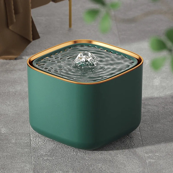 Tyst 3 L vattenfontän för husdjur med filter och BPA-fri design